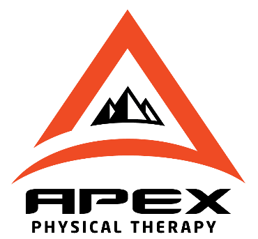 Orange and black triangular logo