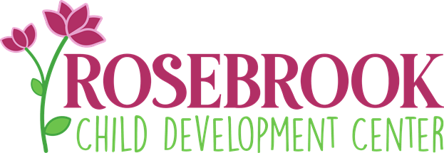 Rosebrook Child Development Center logo with flowers